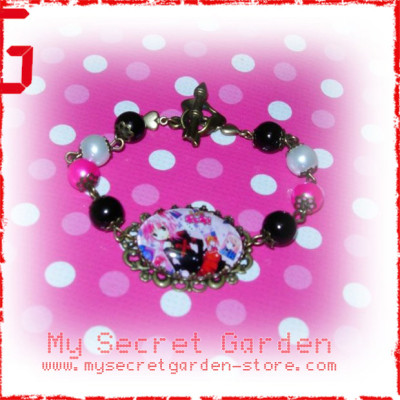 Shugo Chara ( My Guardian Characters ) ! しゅごキャラ anime Cabochon Bronze Bracelet  Shugo Chara ( My Guardian Characters ) ! しゅごキャラ anime Cabochon Bronze Bracelet